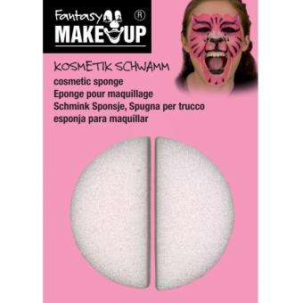 Make up sponge round:white 