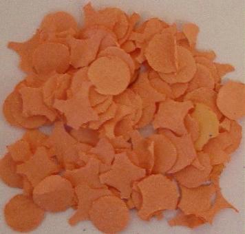 Confettis:10 kg, orange 