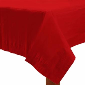 Tablecloth  Paper:137 x 274cm, red 