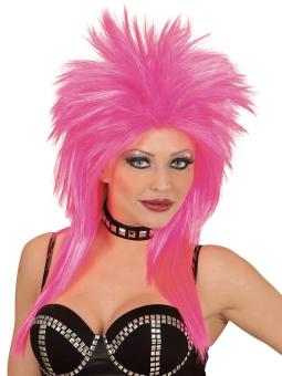Perücke Rockstar:pink 
