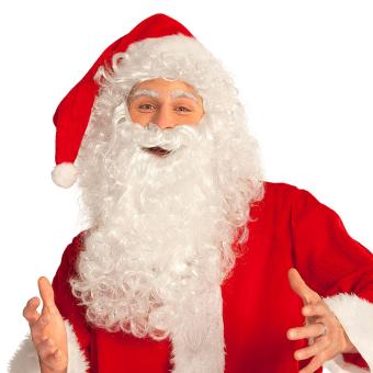 Santa Claus hat:Umfang 57cm, red 