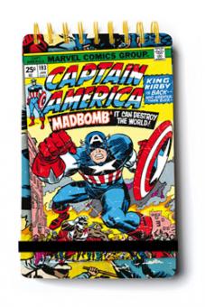 Captain America bloc-notes 