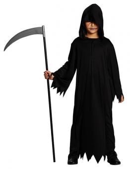 Grim Reaper Costume for Kids with Hood:black 