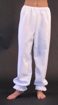 Ankle-length trousers:white 