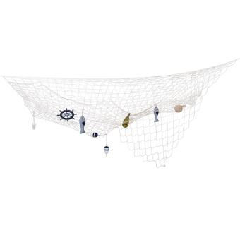 Decorative fishing net:300x300 cm, natur 