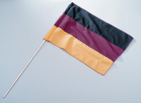 Germany Flag with Stab:30 x 45 cm, multicolored 