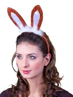 Hair ripe with Bunnyears:brown 