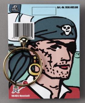 Pirate hoop earring:or/gold 
