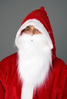 Santa Claus plush beard:white 