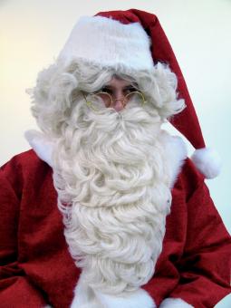 Santa Claus long beard:cream 