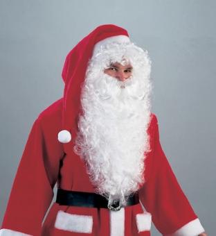 Père Noël Barbe (sans perruque):blanc 