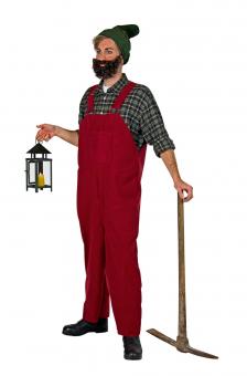 Dwarfs-Dungarees:red 