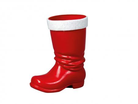 Plastic boots with a rim:16 cm, red 