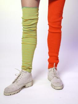 Leg warmers for adults:multicolored 