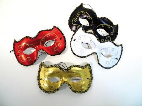 Venetian Eye mask:multicolored Noir