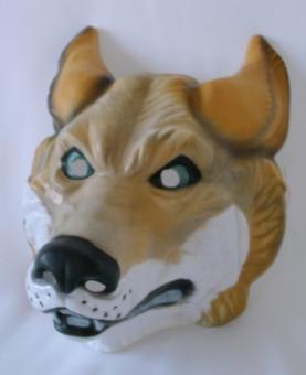 Wolf Maske PVC 