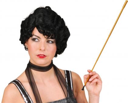 Cigarette holder extendable:45 cm, or/gold 