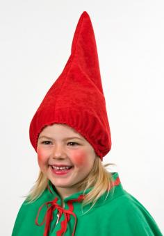 Dwarf hat/Elf hat für Kids:red Rouge