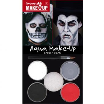 Kit de maquillage Dracula / squelette:multicolore 