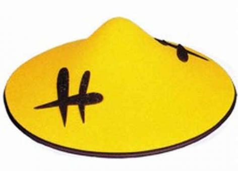 Chinese hat:Ø 33cm, yellow 