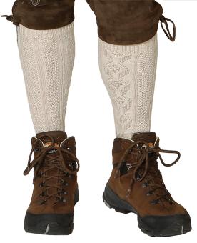 Traditional knee socks:beige 43/44