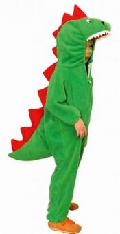 Dragon kids costume: jumpsuit with hood 