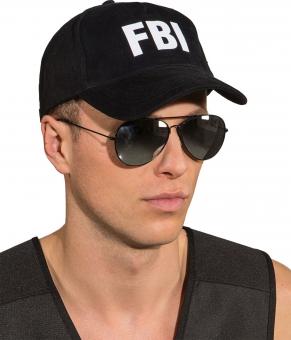 FBI Hat, adjustable:black 