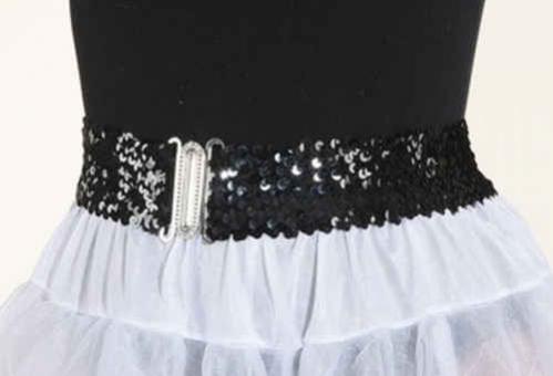 Belt with sequins:black 