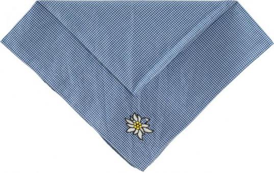 Tissu traditionnel à carreaux:bleu/blanc 