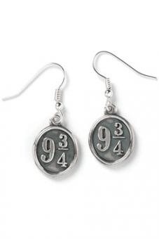 Harry Potter:  Earrings Platform 9 3/4  (sterling silver) 