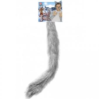 Loup tail, peluche:50 cm, grey 