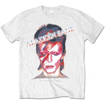 David Bowie T-Shirt:blanc 