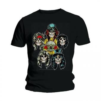 Guns N Roses T-Shirt: Vintage Heads:black 