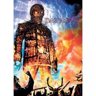 Iron Maiden Postkarte: Wicker Man 