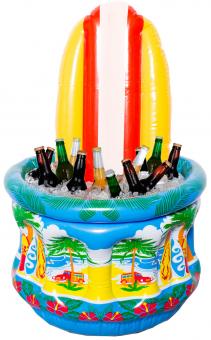 Aufblasbarer Getränkekühler mit Surfbrett:60x45 cm, mehrfarbig 