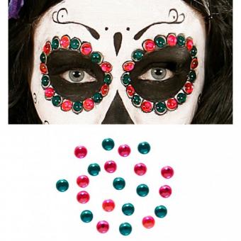 Decorative rhinestones for eyes:multicolored 