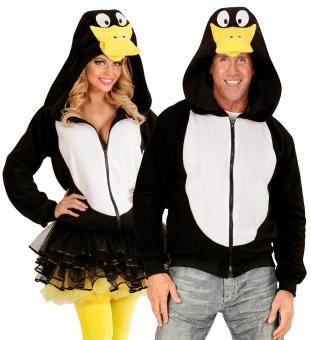 Jacke Ente mit Kapuze: unisex:schwarz 