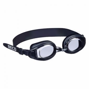 BECO Acapulco Kinder Schwimmbrille:Alter 8+, schwarz 