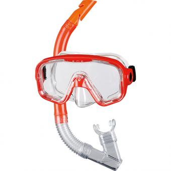 BECO BAHIA Kids Diving Mask with Snorkel:Alter 12+, red 