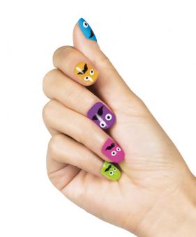 Ongles de Moustache:coloré 