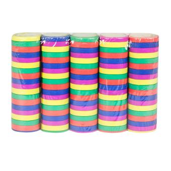Streamers:5 Item, 4 m, colorful 