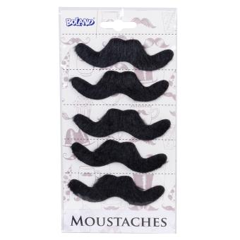Mexican Moustaches: Fiesta Mexicana:5 Item, black 