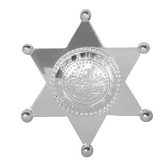 Sheriff star Deputy Sheriff:7.5 x 6.5 cm, silver 