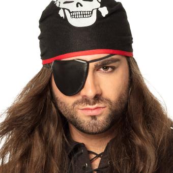 Bandana Pirat mit Augenklappe 