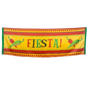 Mexiko Banner: Fiesta Mexicana:74 x 220 cm, mehrfarbig 