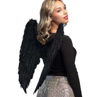 Angel wings:65 x 65 cm, black 