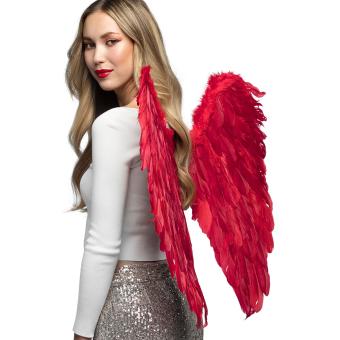 Angel wings:65 x 65 cm, red 