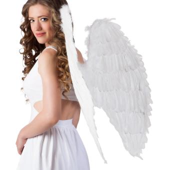 Ailes d'ange:87 x 72 cm, blanc 