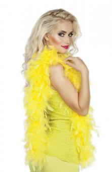 Feather Boa:180 cm / 50 g, yellow 