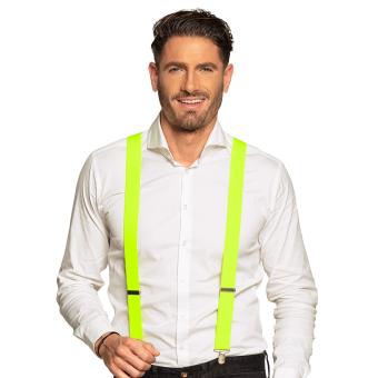 Suspenders neon colored:yellow 